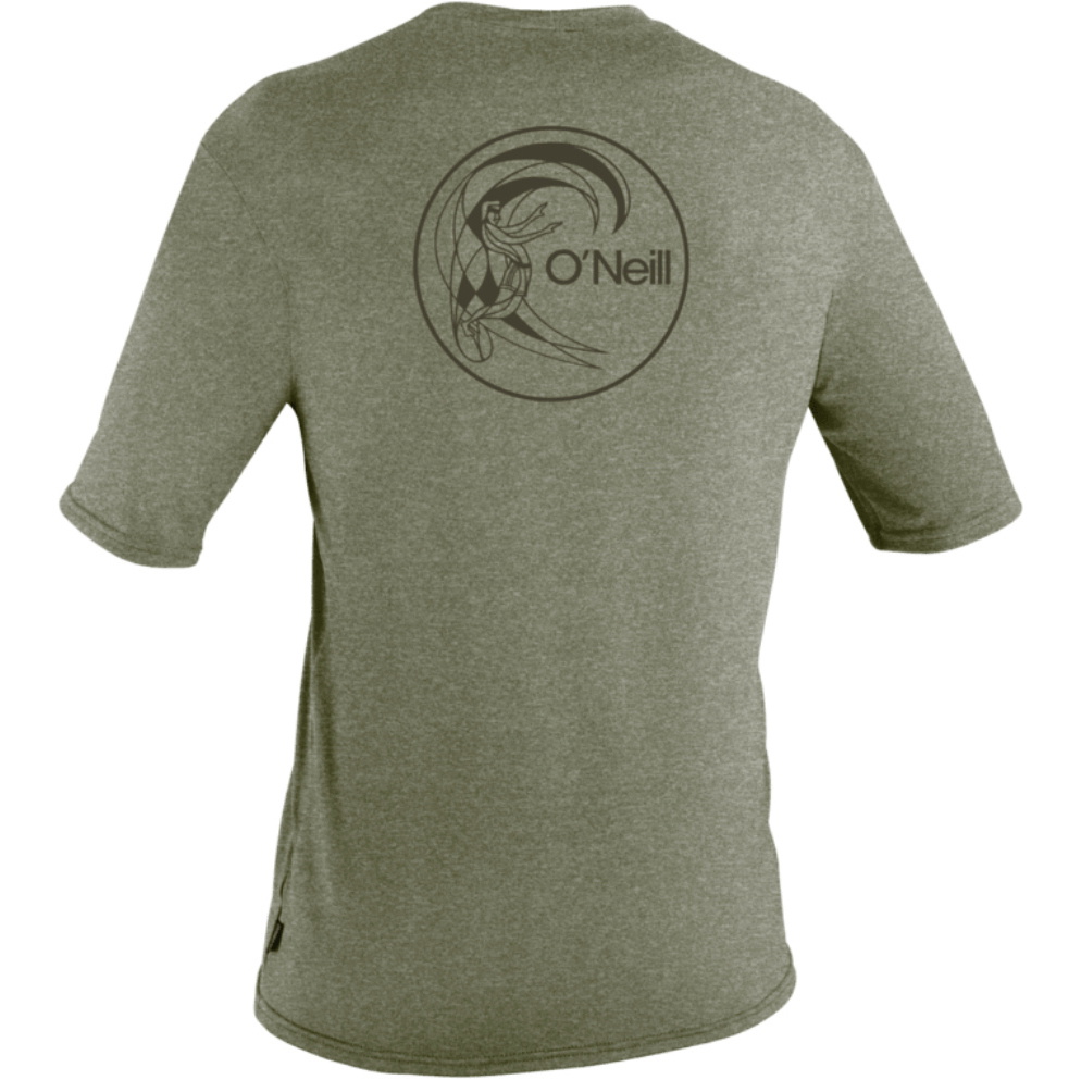 2026 O'Neill Mens Trvlr Hybrid Short Sleeve Graphic Sun Shirt 5721 - Chimera